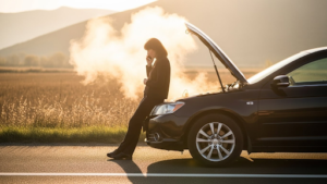 Car Breaks Down Outside